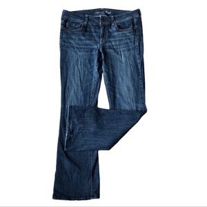 AMERICAN EAGLE Original Bootcut stretch jeans size 14 LONG!